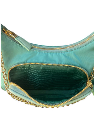 Borsa Re Nylon Verde