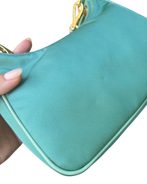 Borsa Re Nylon Verde