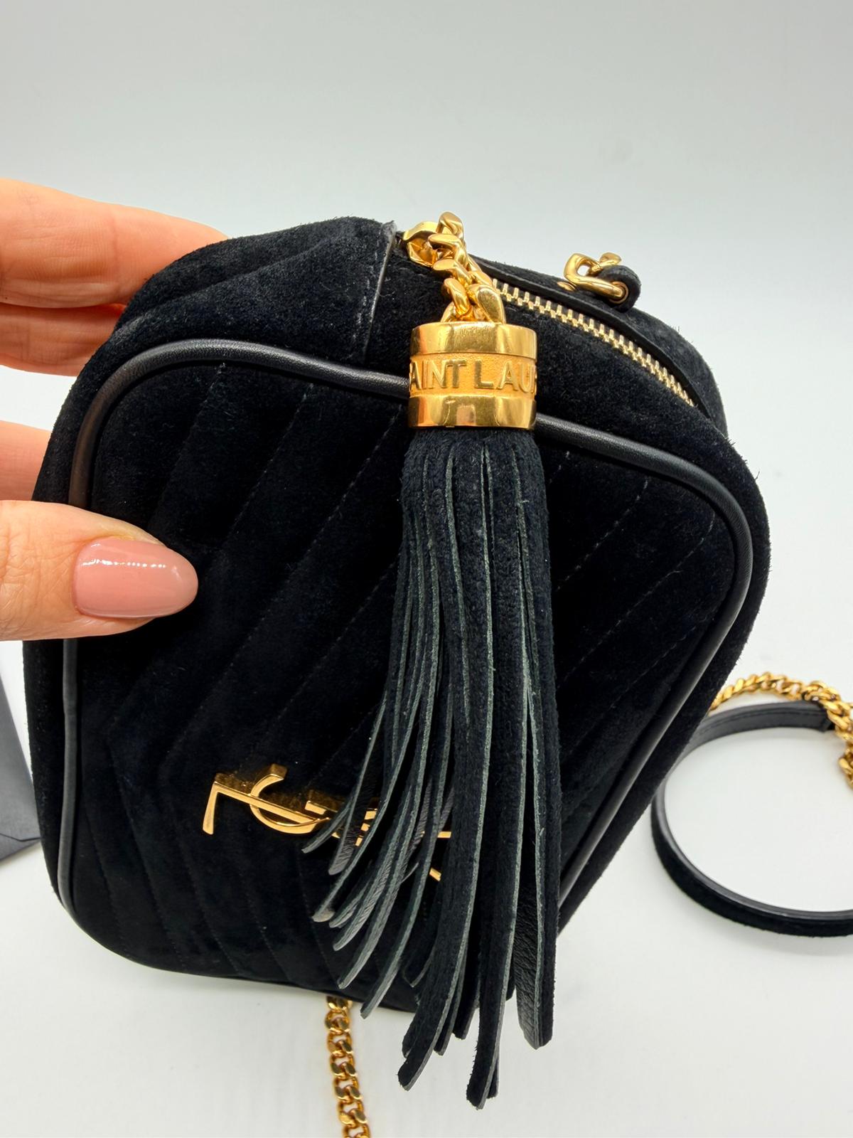 Saint Laurent Mini Lou Scamosciata