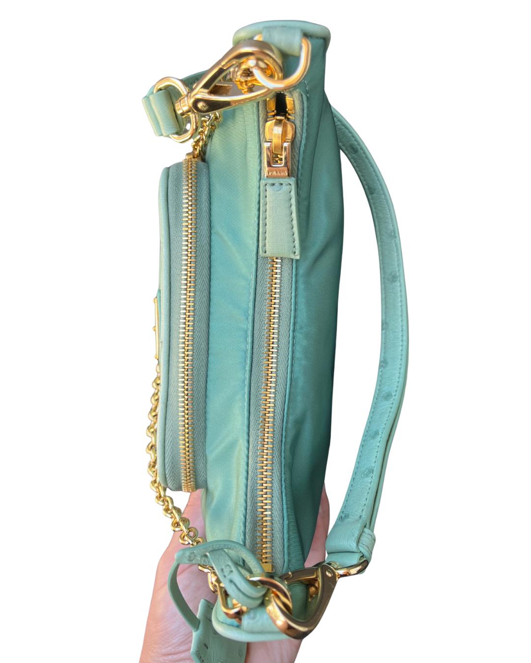 Borsa Re Nylon Verde
