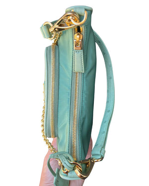 Borsa Re Nylon Verde