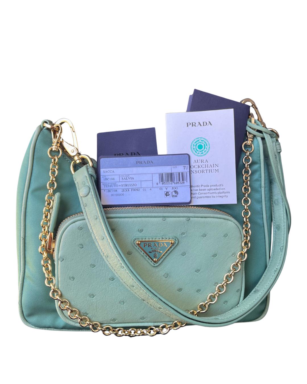 Borsa Re Nylon Verde