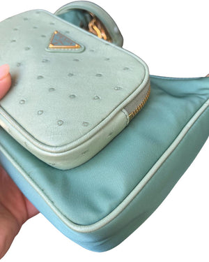 Borsa Re Nylon Verde