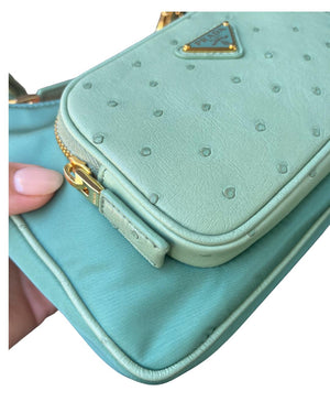 Borsa Re Nylon Verde