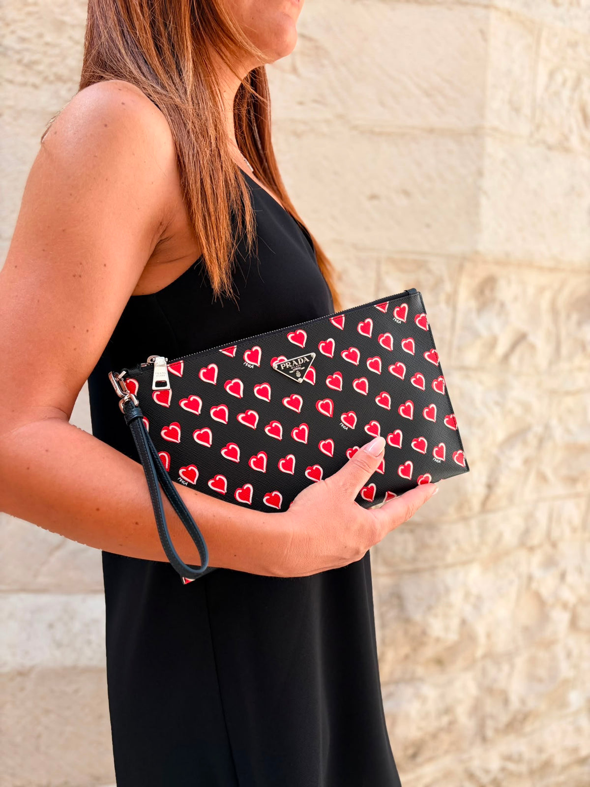 Pouch Heart print