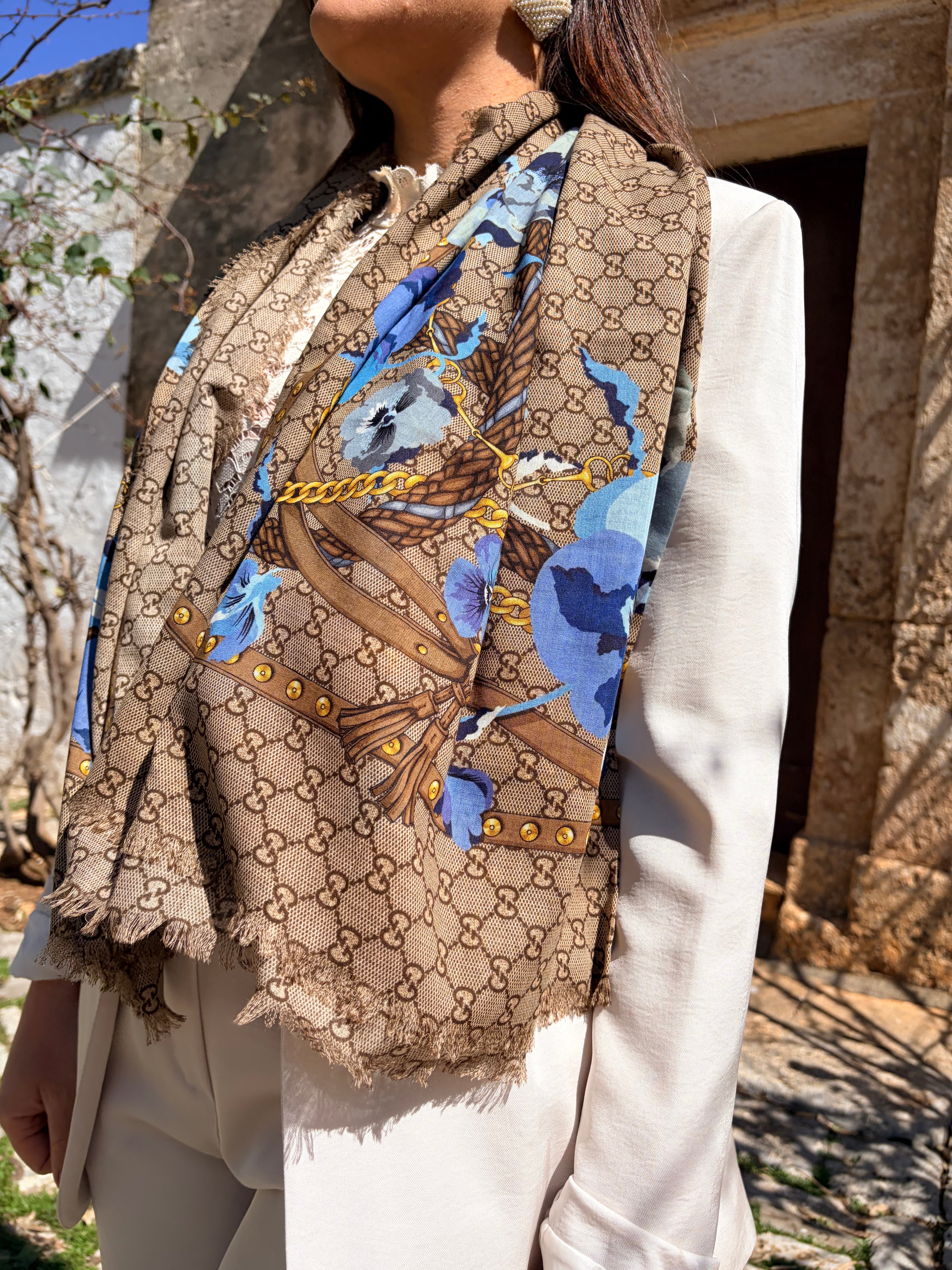 Scialle Gucci Blooms